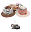 New Fashion Women Knitted Bucket Hat Jacquard Pattern Crochet Vintage Winter Fisherman Hat