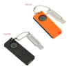 Outdoor Portable Water Resistant Travel Survival Magnesium Stone Flint Fire Starter Lighter Maker Kit with LED Flashlight Compass